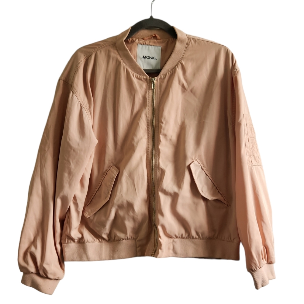 Monki Pink Bomber Jacket